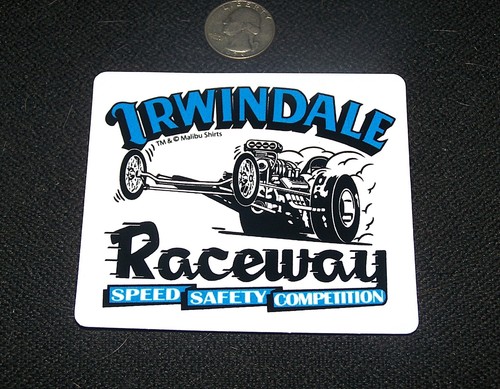 Irwindale raceway adesivo - raceway,