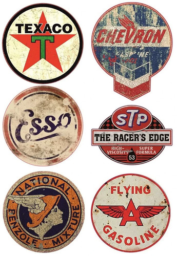 Adesivi olio vintage stp - vintage,