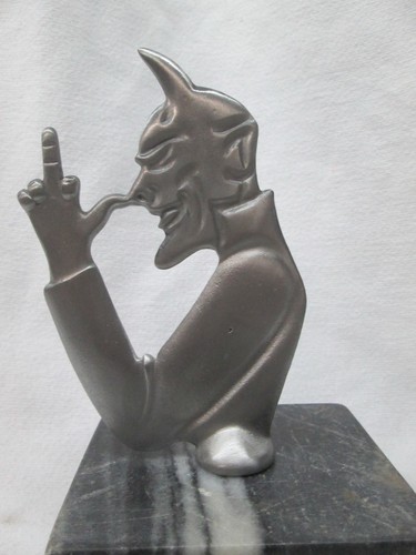 Ornamento cofano auto satana - ornamento,