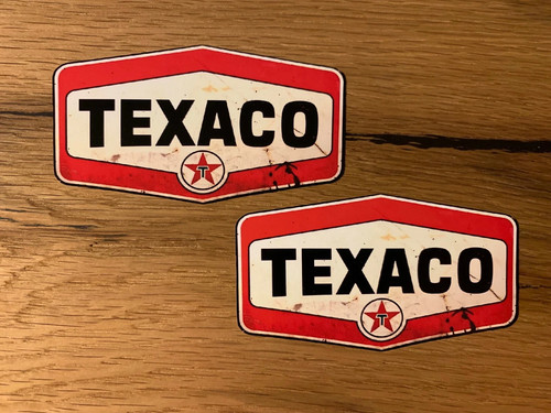Adesivi texaco olio vintage - 2,