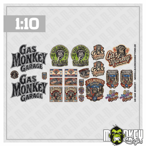 Set adesivi sticker gas - adesivi,