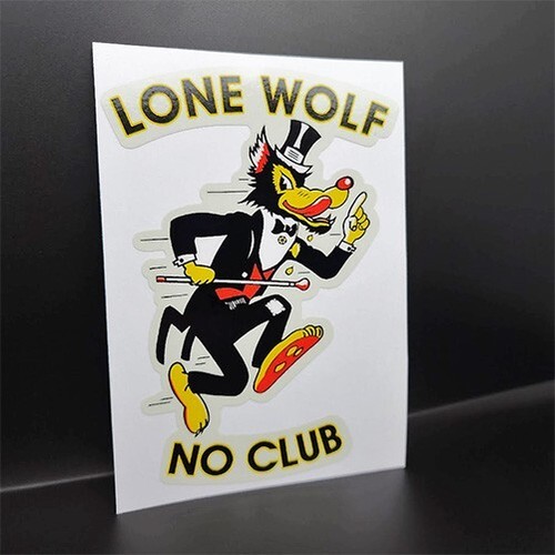 Lone wolf decalcomania no - lone,