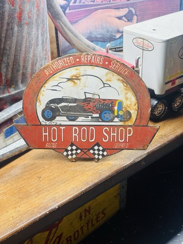 Hot rod shop porcelain - hot,