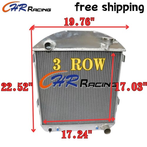 Row aluminum radiator for - row,